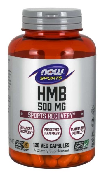 HMB 500mg 120 caps NOW Foods