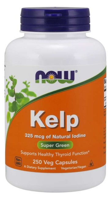 Kelp 325 mcg 250Veg Capsules Now foods