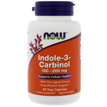 Indole -3 Carbinol (I3C) 200 mg NOW Foods