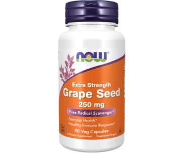 GRAPE Seed extract 250mg 90veg caps NOW Foods