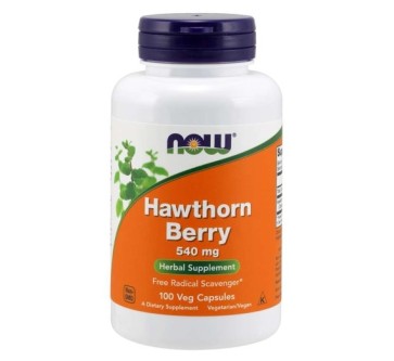 Hawthorn Berry 540mg 100vcaps NOW Foods