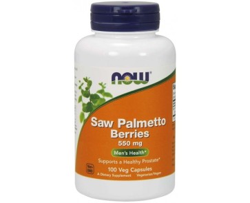 SAW PALMETTO 550mg 100 VCAPS Now foods