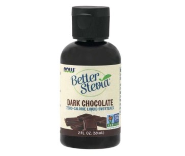 Better Stevia Dark Chocolate Zero cal. 59ml NOW Foods