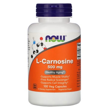 L CARNOSINE 500MG 100 VCAPS Now