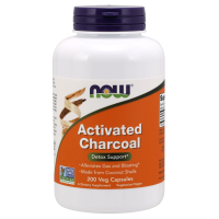 Activated Charcoal 200vcaps NOW Foods