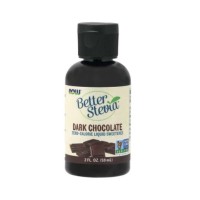 Better Stevia Dark Chocolate Zero cal. 59ml NOW Foods